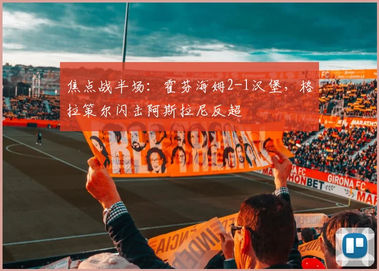 焦点战半场：霍芬海姆2-1汉堡，格拉策尔闪击阿斯拉尼反超